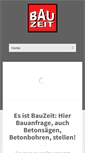 Mobile Screenshot of bauzeit.info