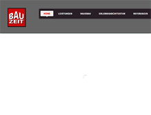 Tablet Screenshot of bauzeit.info